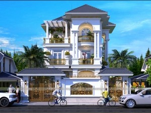 Thi công biệt thự 3 tầng tân cổ điển tại Đà Nẵng